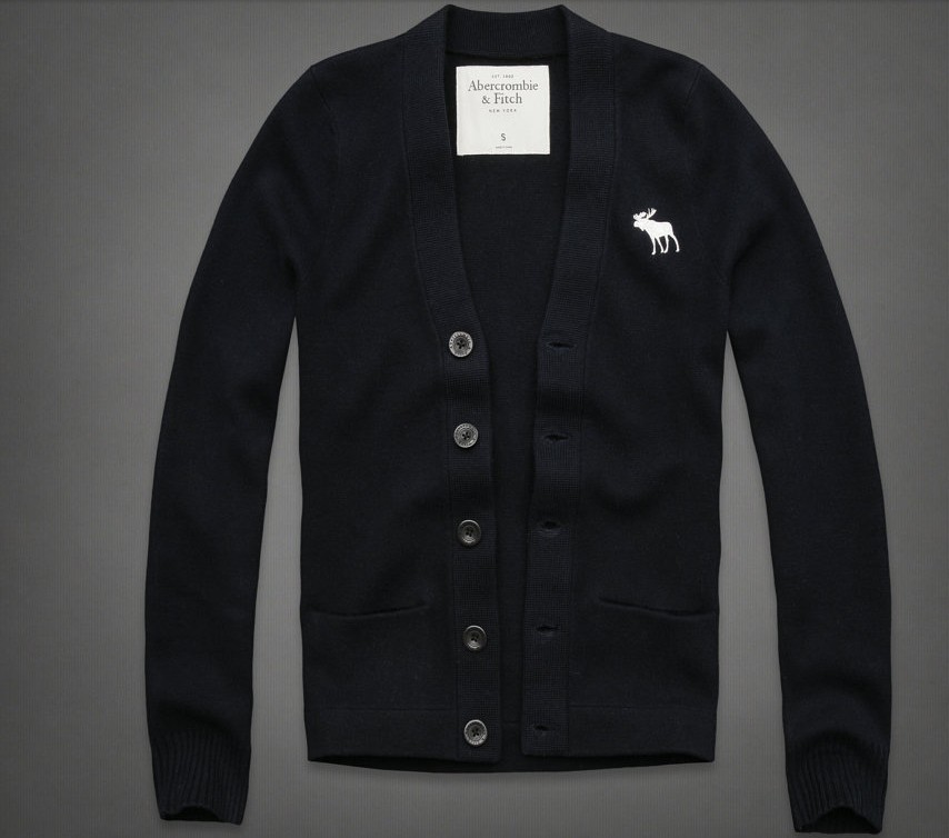 Abercrombie Fitch Hombres Cardigan Jersey AF6339